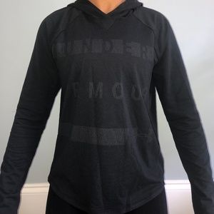 Under Armour | Black Hooded Sweatshirt
